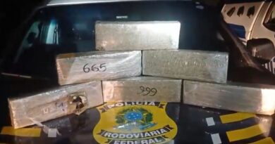 Casal é preso com maconha escondida na bolsa da filha durante viagem de ônibus